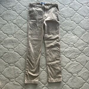 Old Navy boys slacks —Skinny Built-in Flex —khaki size 12